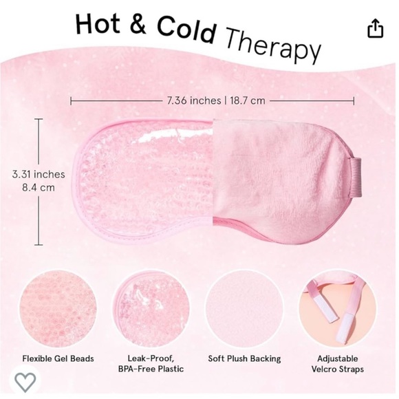 🆕 Grace & Stella Hot + Cool Gel Bead Sleep Mask - Picture 5 of 11